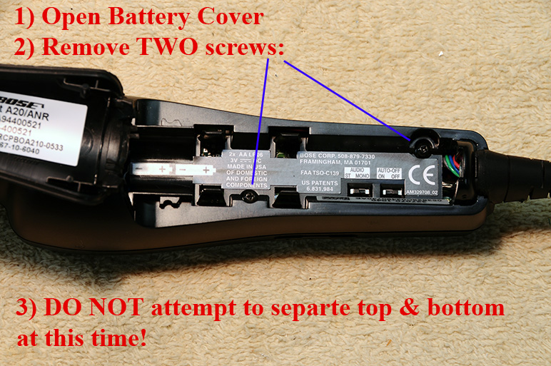 Bose 0 Aviation Headset Auto On Modification