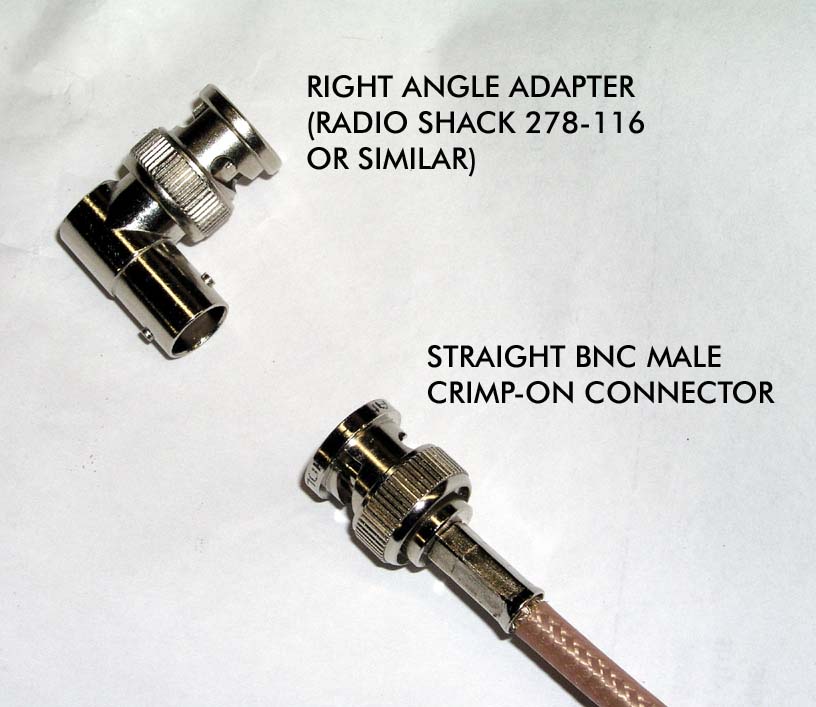 AeroElectric Connection Solderless RightAngle BNC Connector