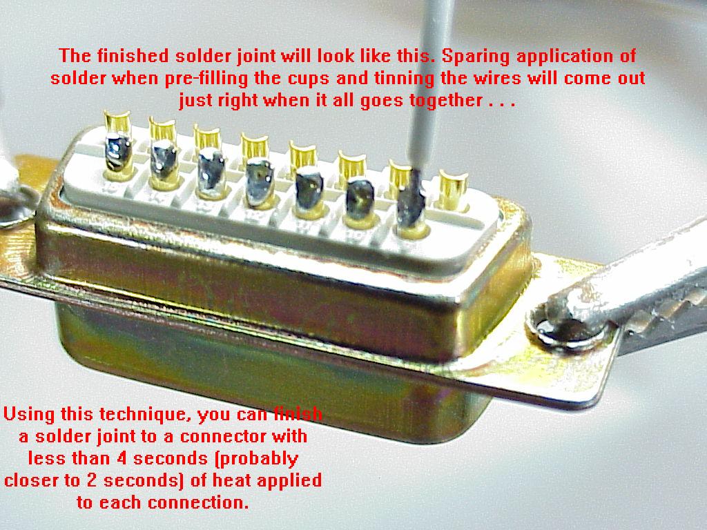 AeroElectric Connection Soldering DSub Connectors
