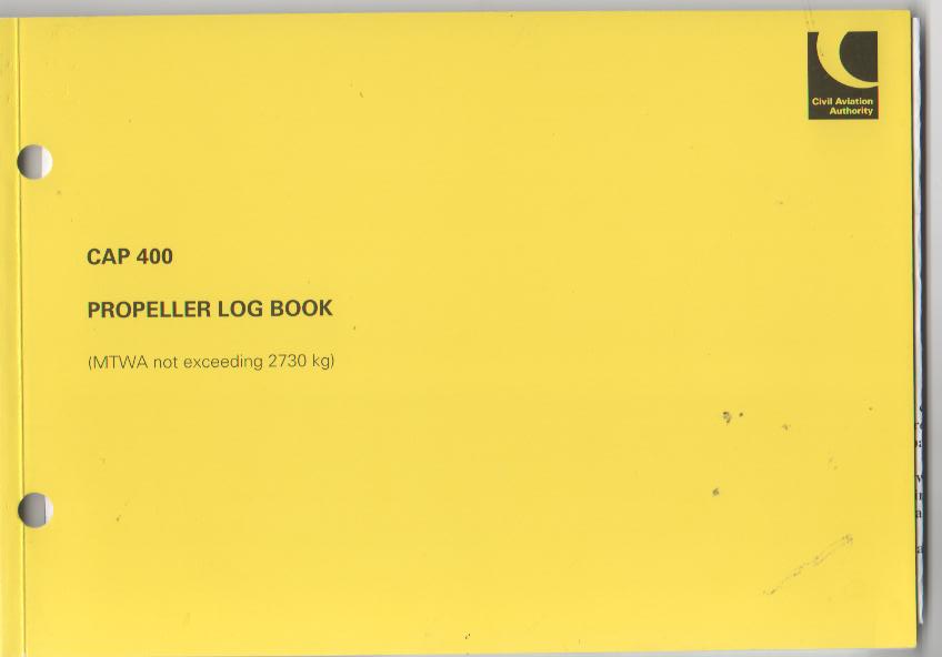 Yakovlev- PROPELLER Log Book (Life 6 years - 500 hours) Cover..jpg