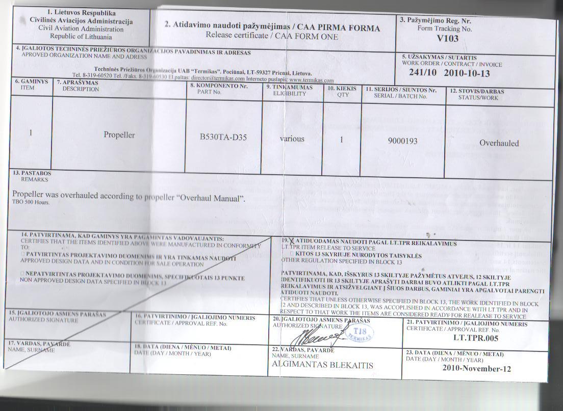 Yakovlev- PROPELLER OVERHAUL = 6 years - 500 hours -Certificate.jpg